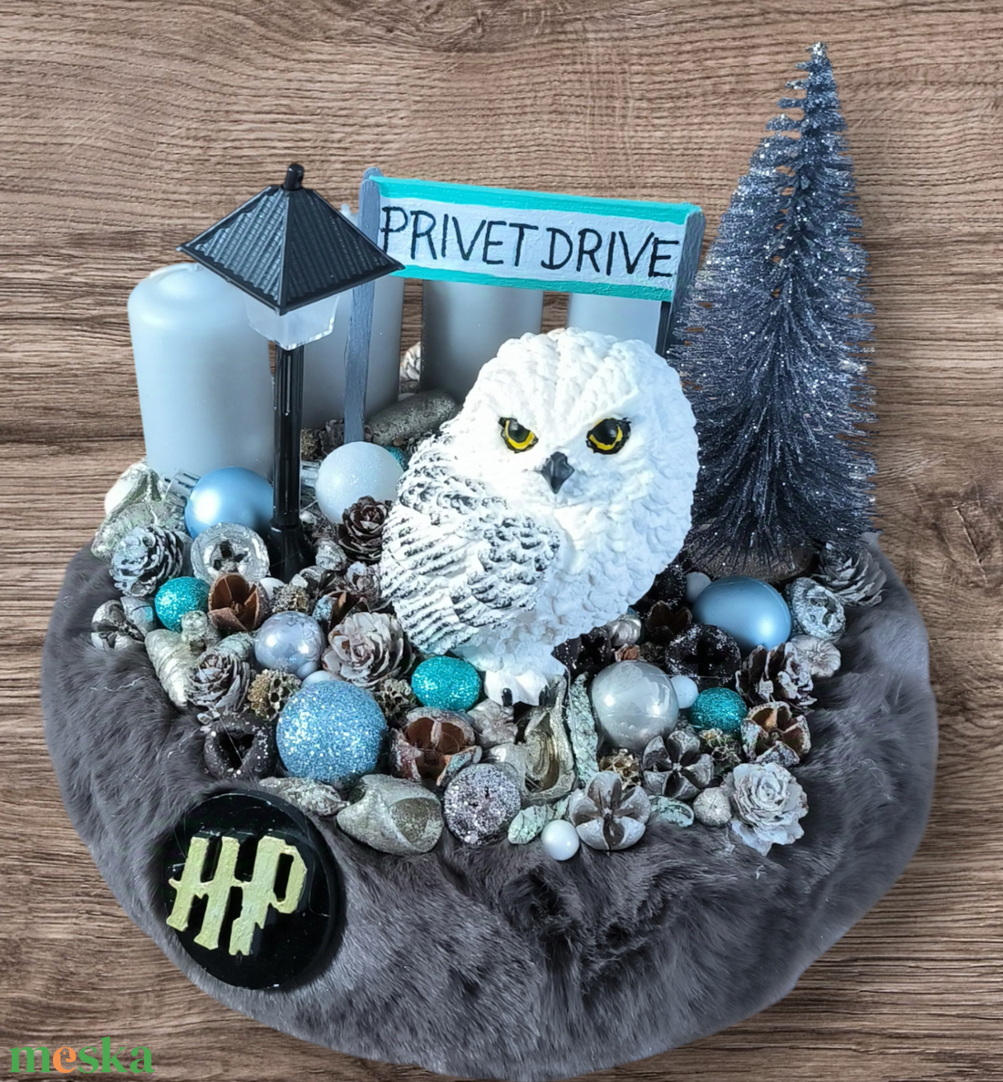 Harry Potter Adventi Koszorú - karácsony - adventi díszek - adventi asztaldísz - Meska.hu Harry Potter Adventi Koszorú - karácsony - adventi díszek - adventi asztaldísz - Meska.hu