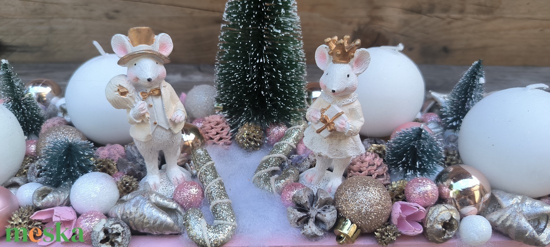 Egérpár adventi tál - karácsony - adventi díszek - adventi gyertyadíszek és koszorúdíszek - Meska.hu Egérpár adventi tál - karácsony - adventi díszek - adventi gyertyadíszek és koszorúdíszek - Meska.hu