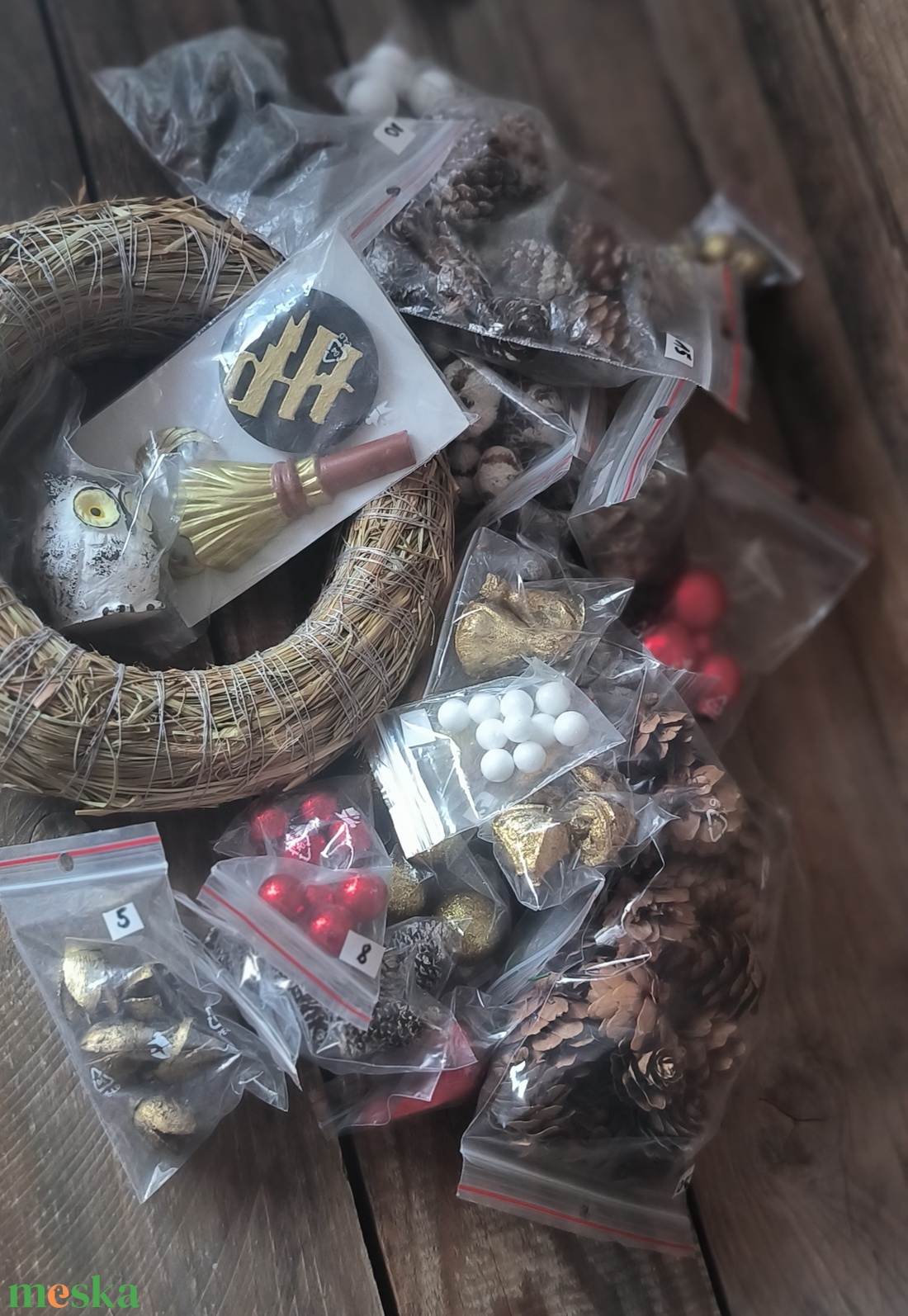 Harry Potter DIY box  csináld magad téli kopogtató - diy (csináld magad) - egységcsomag - Meska.hu