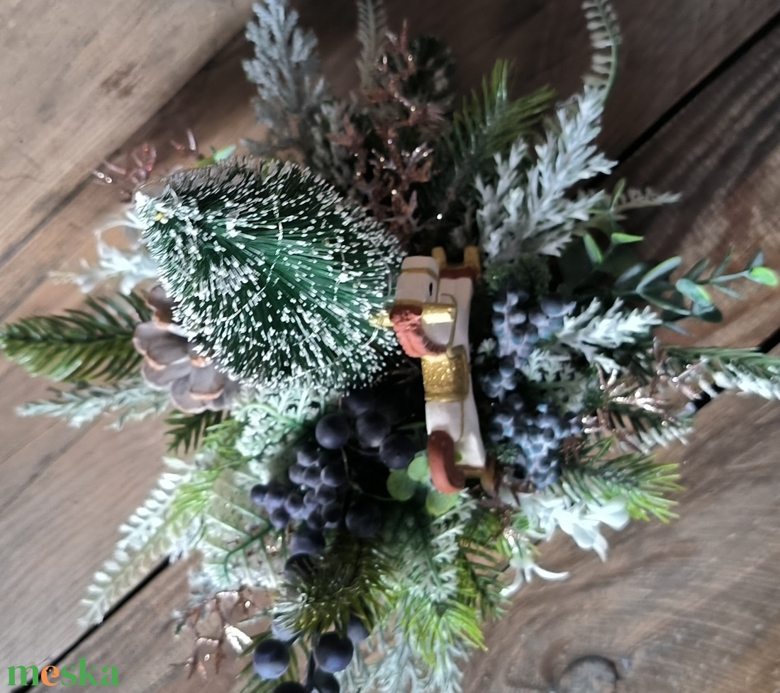 Hintaló adventi dekoráció - karácsony - adventi díszek - adventi asztaldísz - Meska.hu