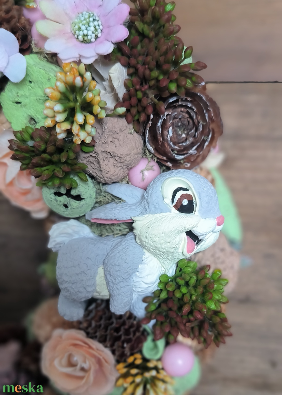 Bambi tavaszi kopogtató - otthon & életmód - dekoráció - ajtó- és ablak dekoráció - ajtódísz & kopogtató - Meska.hu