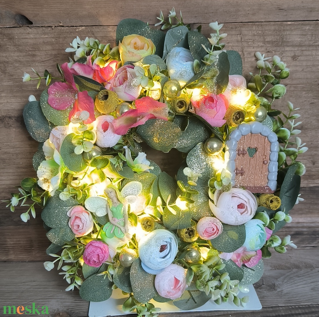 Varázslatos tündérkés kopogtató � egy kis mese az otthonodba!  - otthon & életmód - dekoráció - ajtó- és ablak dekoráció - ajtódísz & kopogtató - Meska.hu