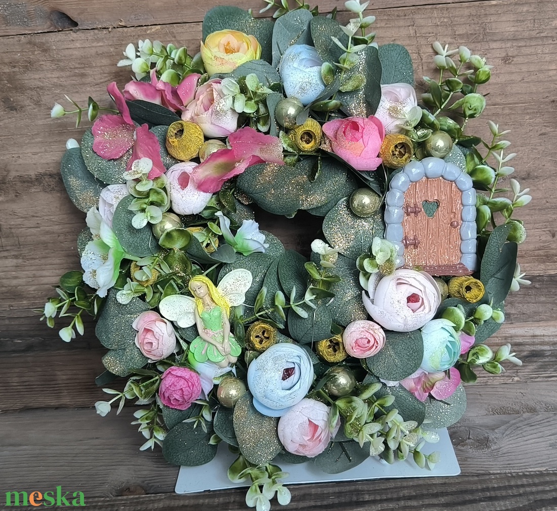 Varázslatos tündérkés kopogtató � egy kis mese az otthonodba!  - otthon & életmód - dekoráció - ajtó- és ablak dekoráció - ajtódísz & kopogtató - Meska.hu