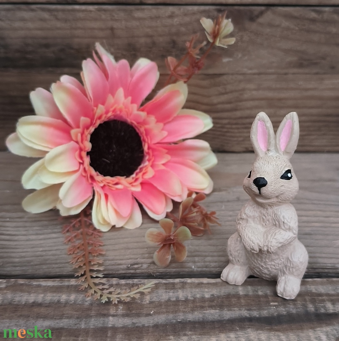 Húsvéti nyuszi figura, 7,6 cm - játék & sport - plüssállat & játékfigura - nyuszi - Meska.hu