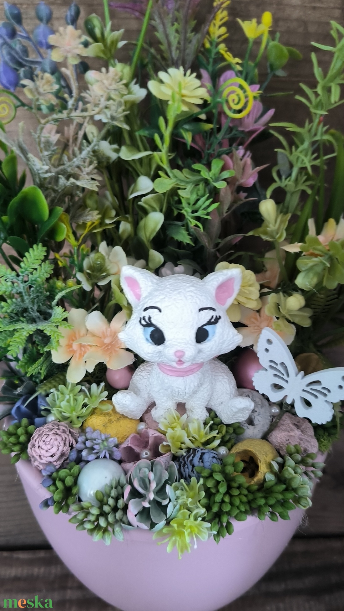 Disney Marie cica � tavaszi asztaldísz - otthon & életmód - dekoráció - asztal és polc dekoráció - asztaldísz - Meska.hu