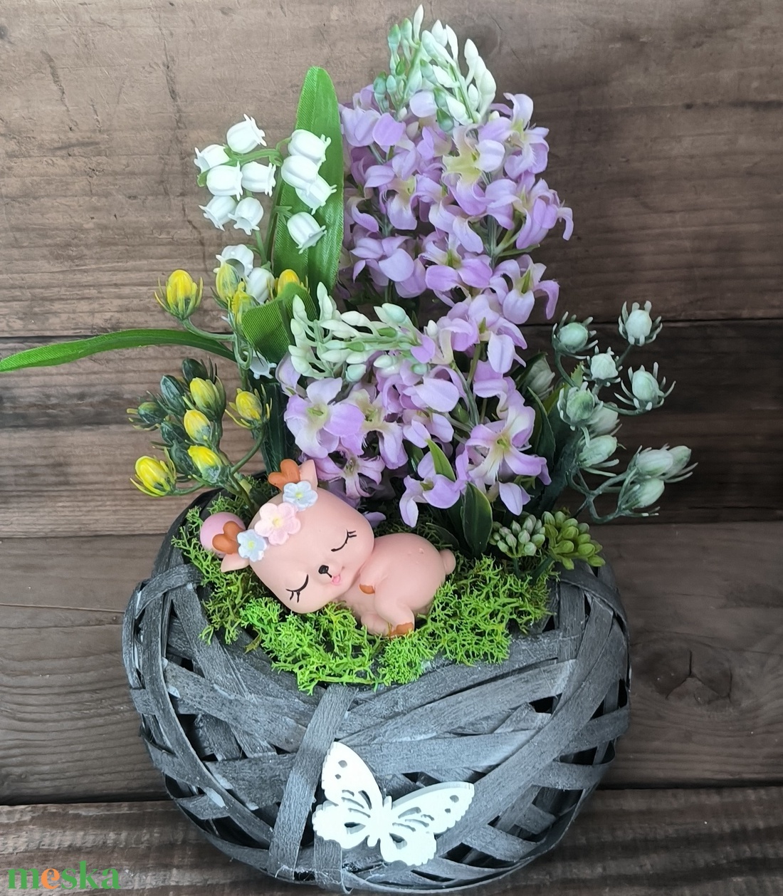 Duci Őzike � tavaszi dekoráció - otthon & életmód - dekoráció - asztal és polc dekoráció - asztaldísz - Meska.hu