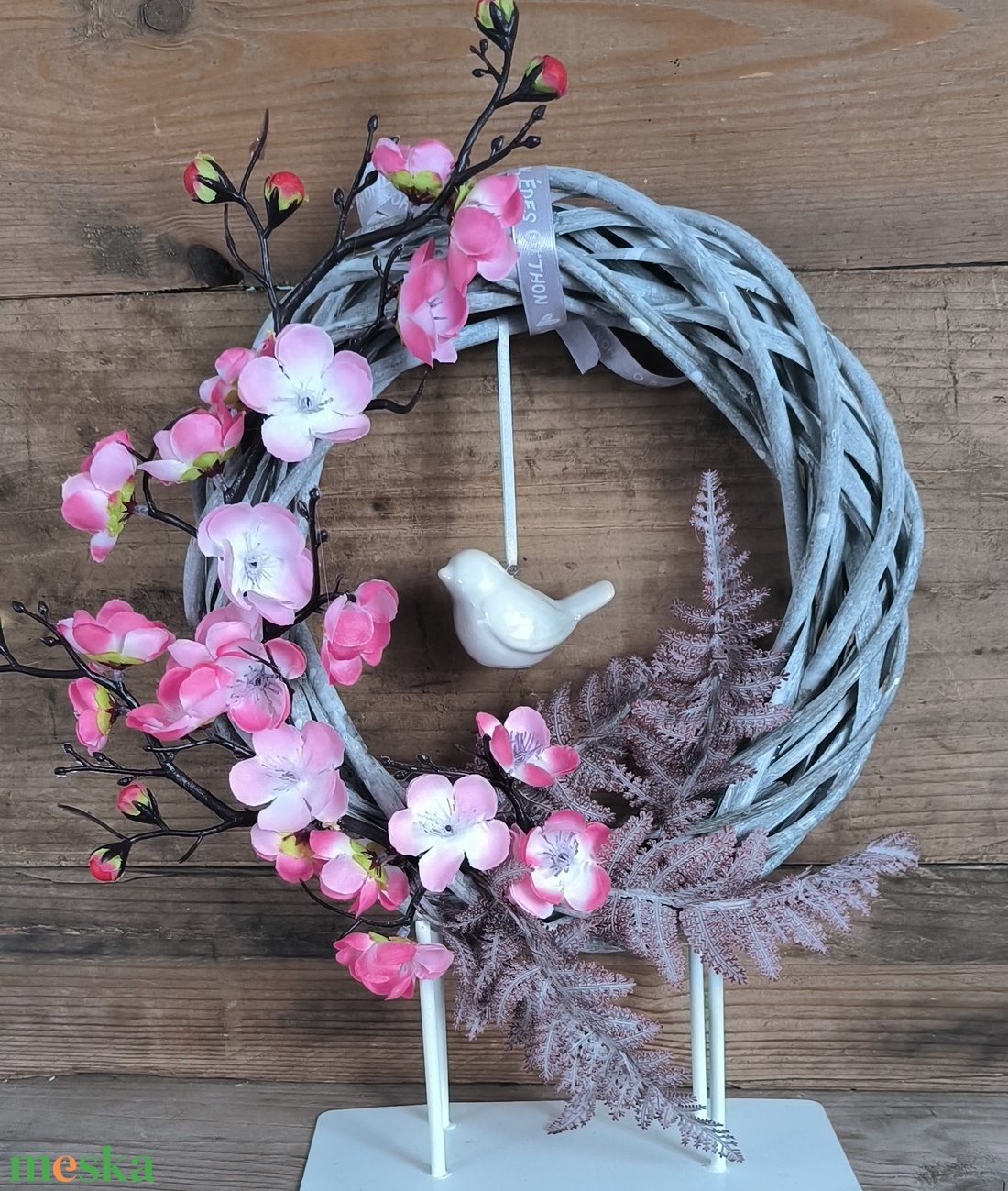 Madárkás kopogtató - otthon & életmód - dekoráció - ajtó- és ablak dekoráció - ajtódísz & kopogtató - Meska.hu