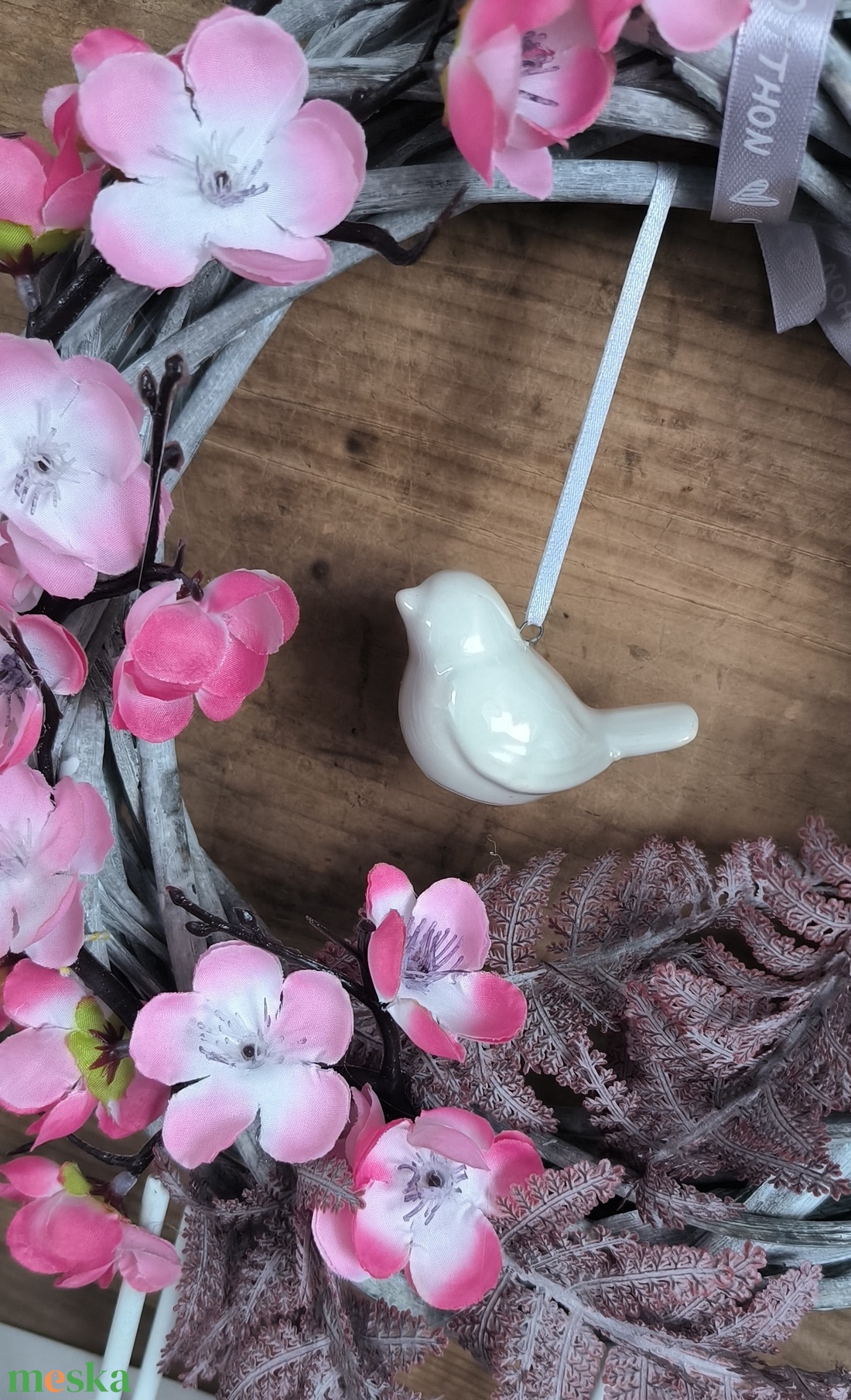 Madárkás kopogtató - otthon & életmód - dekoráció - ajtó- és ablak dekoráció - ajtódísz & kopogtató - Meska.hu