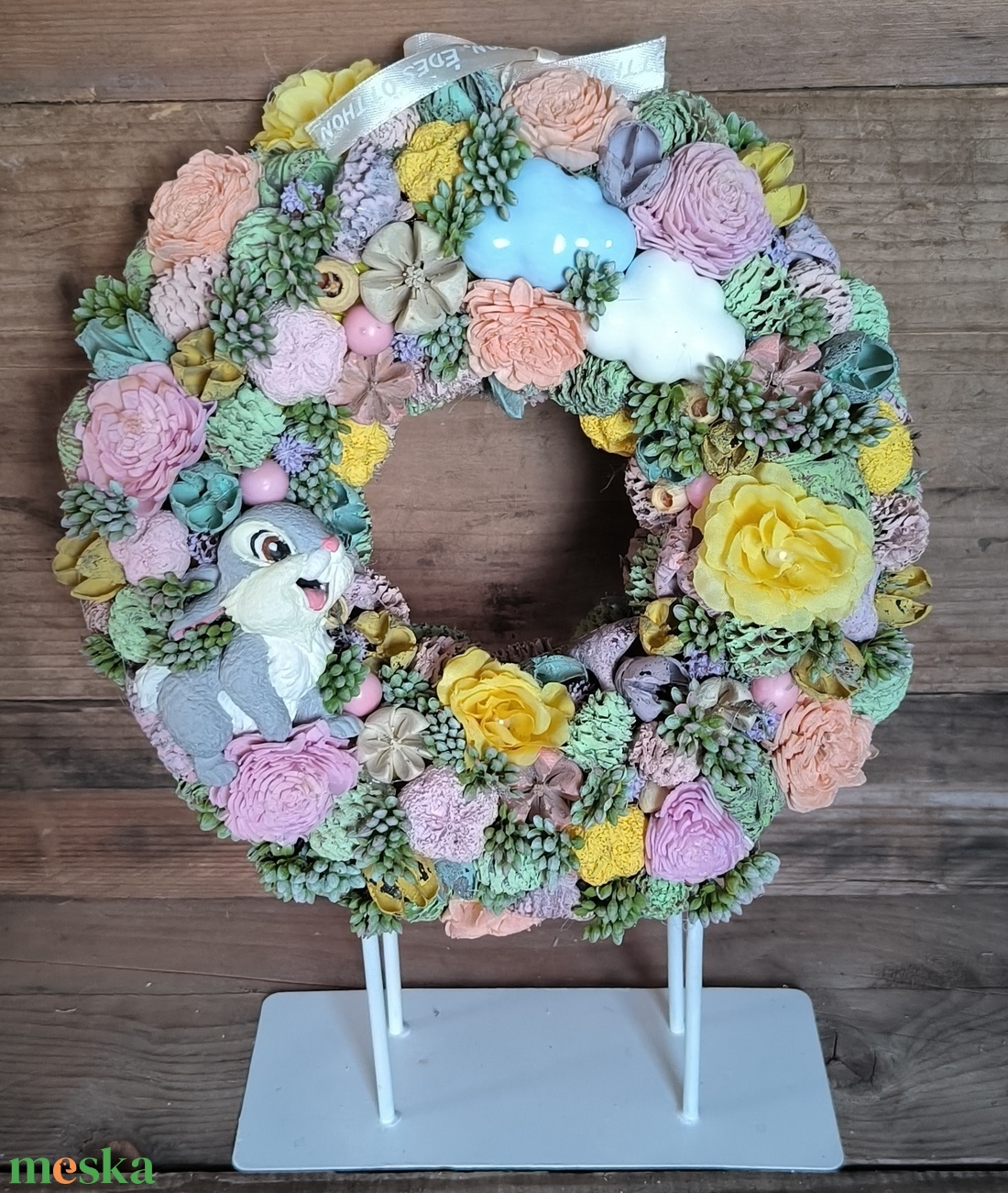 Toppancs � csináld magad tavaszi kopogtató - diy (csináld magad) - egységcsomag - Meska.hu