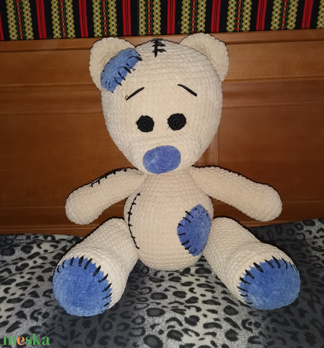 Horgolt mackó - játék & sport - plüssállat & játékfigura - maci - Meska.hu