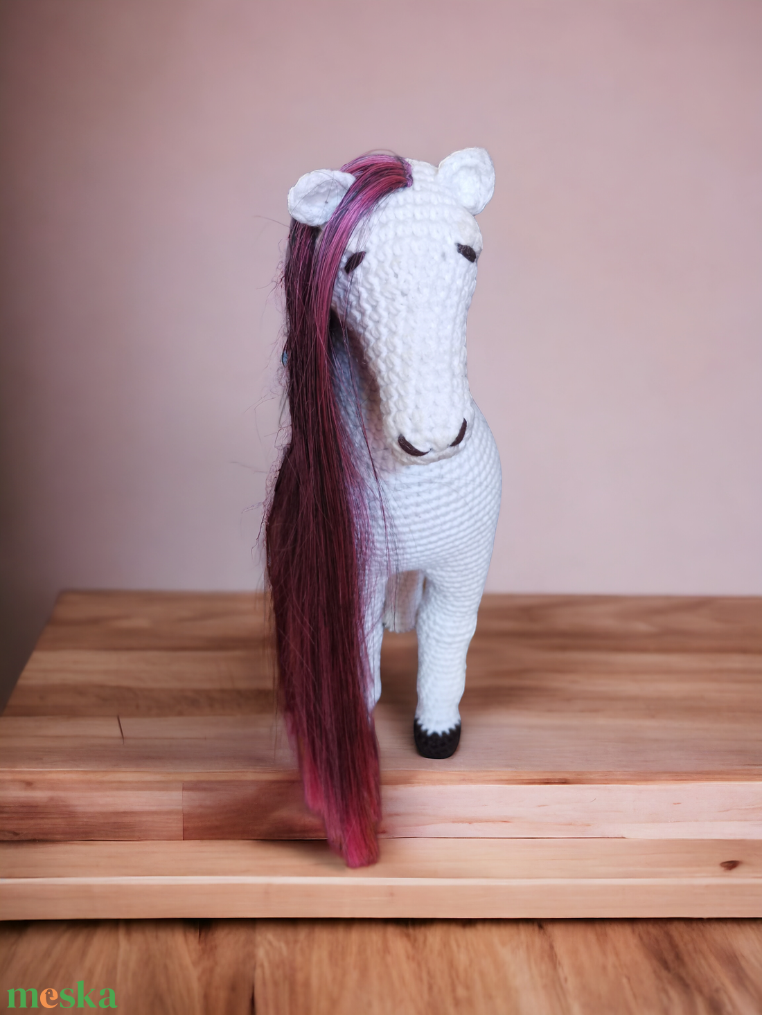 Horgolt ló - játék & sport - plüssállat & játékfigura - ló - Meska.hu