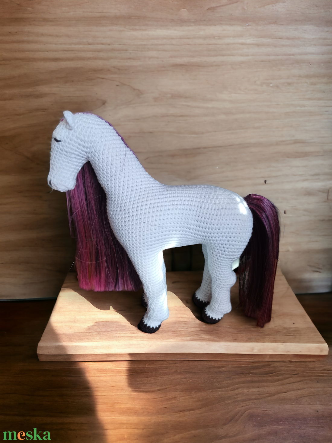 Horgolt ló - játék & sport - plüssállat & játékfigura - ló - Meska.hu