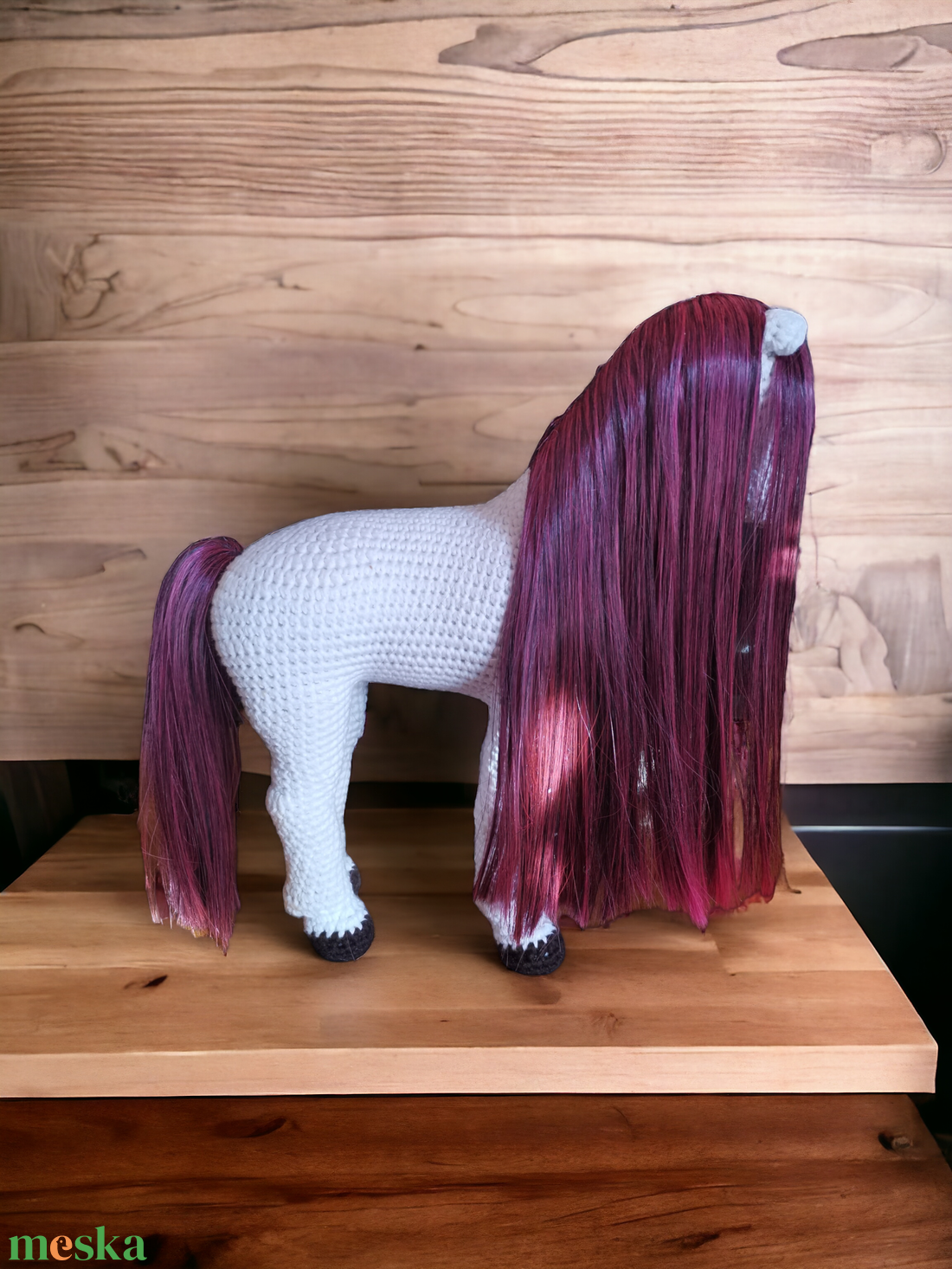 Horgolt ló - játék & sport - plüssállat & játékfigura - ló - Meska.hu