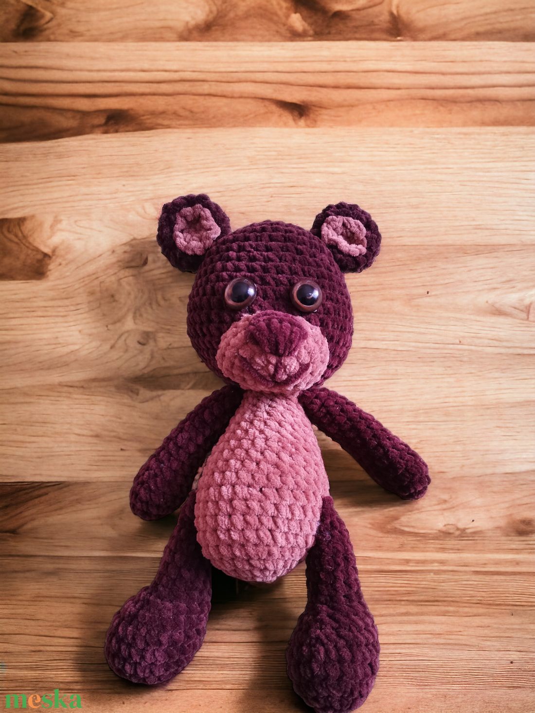 Horgolt mackó - játék & sport - plüssállat & játékfigura - maci - Meska.hu