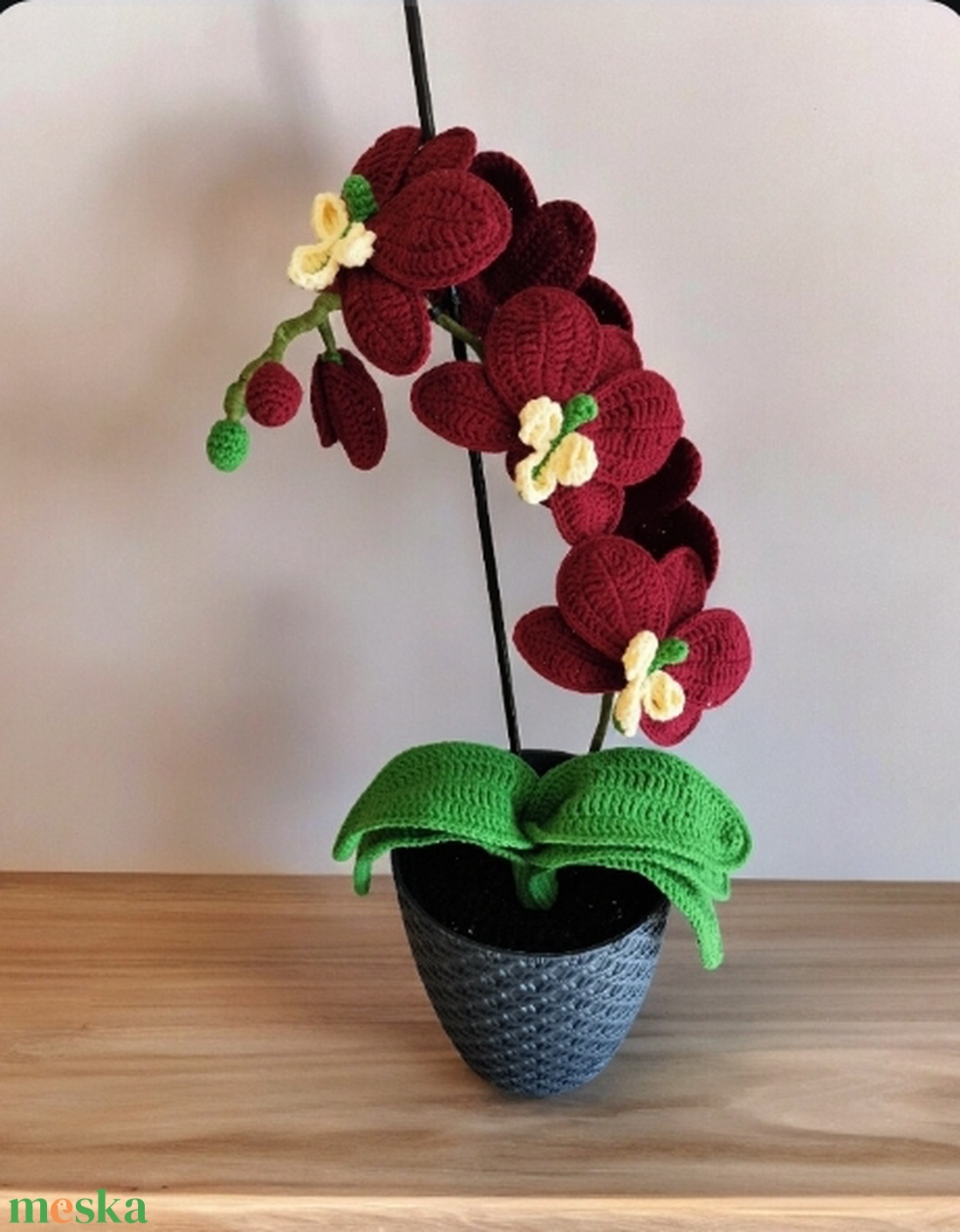 Horgolt orchidea - otthon & életmód - dekoráció - virágdísz és tartó - csokor & virágdísz - Meska.hu Horgolt orchidea - otthon & életmód - dekoráció - virágdísz és tartó - csokor & virágdísz - Meska.hu