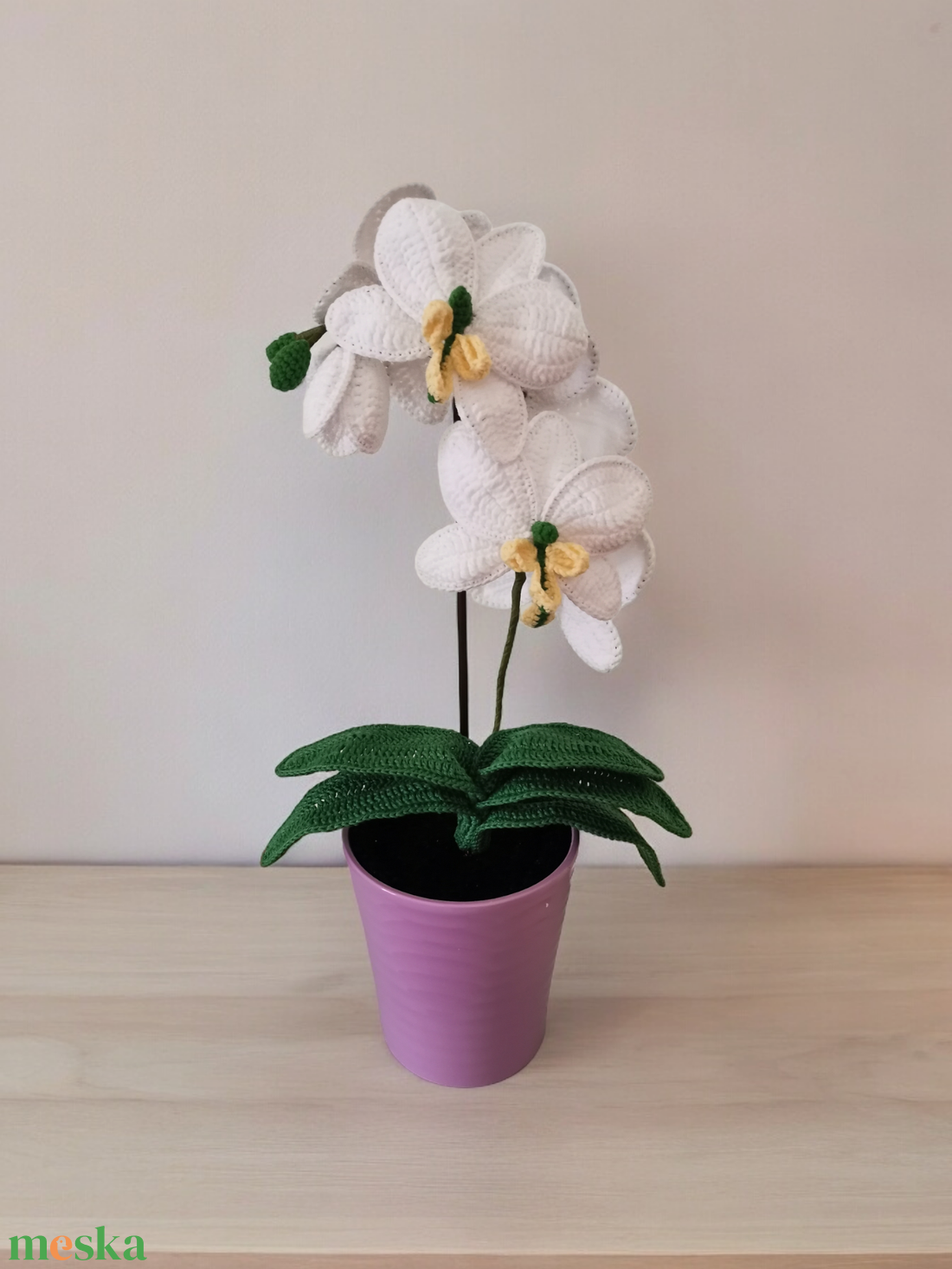 Horgolt orchidea - otthon & életmód - dekoráció - virágdísz és tartó - csokor & virágdísz - Meska.hu Horgolt orchidea - otthon & életmód - dekoráció - virágdísz és tartó - csokor & virágdísz - Meska.hu