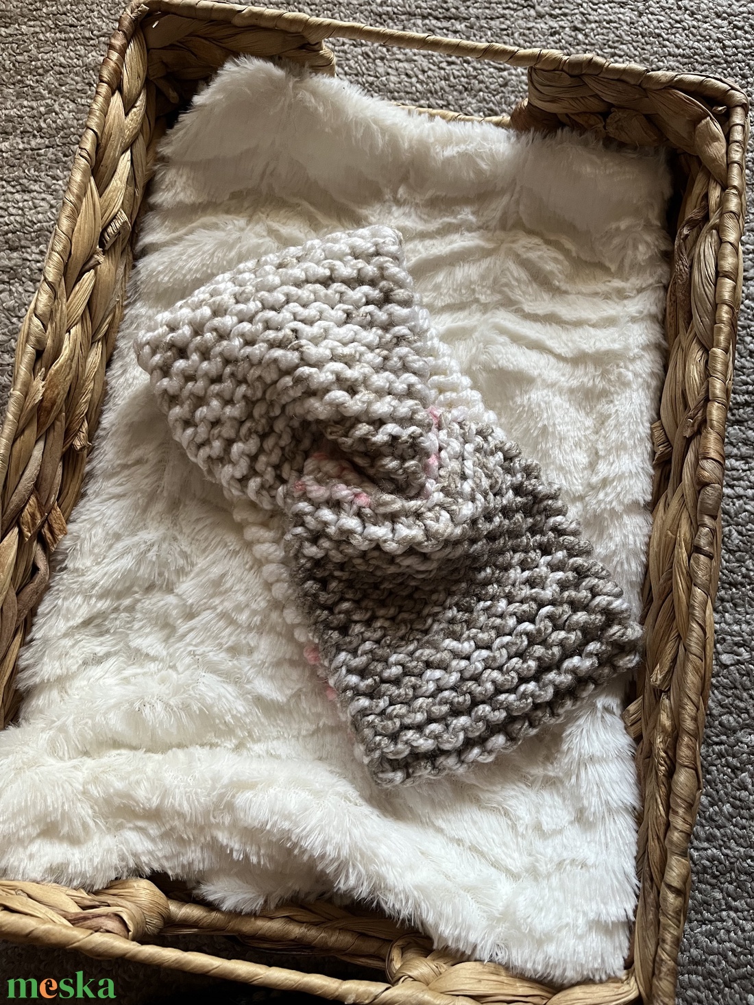 Kézzel kötött fülvédő / fülmelegítő - ruha & divat - sál, sapka, kendő - fejpánt - Meska.hu