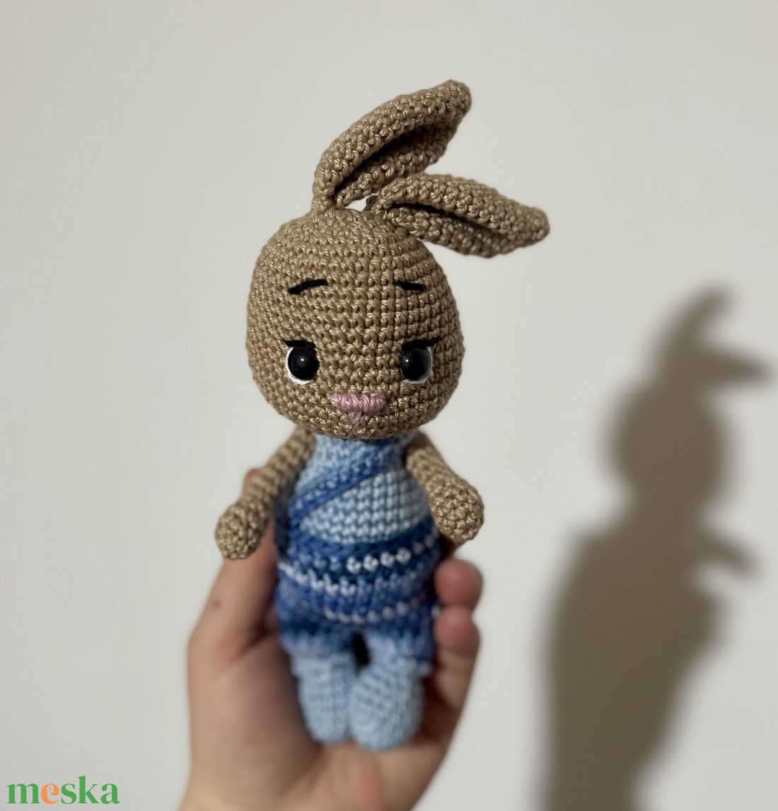 Horgolt pici Húsvéti nyuszi - játék & sport - plüssállat & játékfigura - nyuszi - Meska.hu