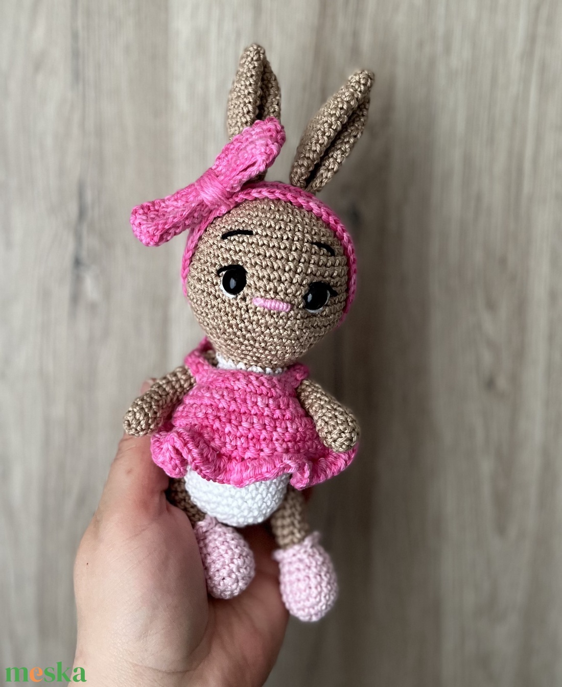 Horgolt pici Húsvéti nyuszi - játék & sport - plüssállat & játékfigura - nyuszi - Meska.hu