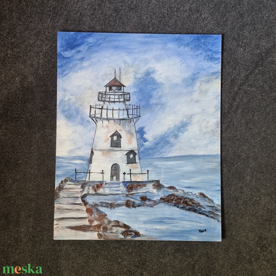 Egyedi akril festmény 40x50 - művészet - festmény - akril - Meska.hu