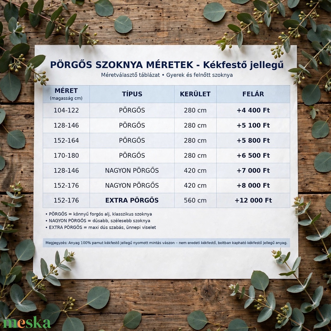 Piros virágos bő szoknya XL - fehér csipkével, derék 80-90 cm, népi táncszoknya, nyári  - ruha & divat - női ruha - szoknya - Meska.hu