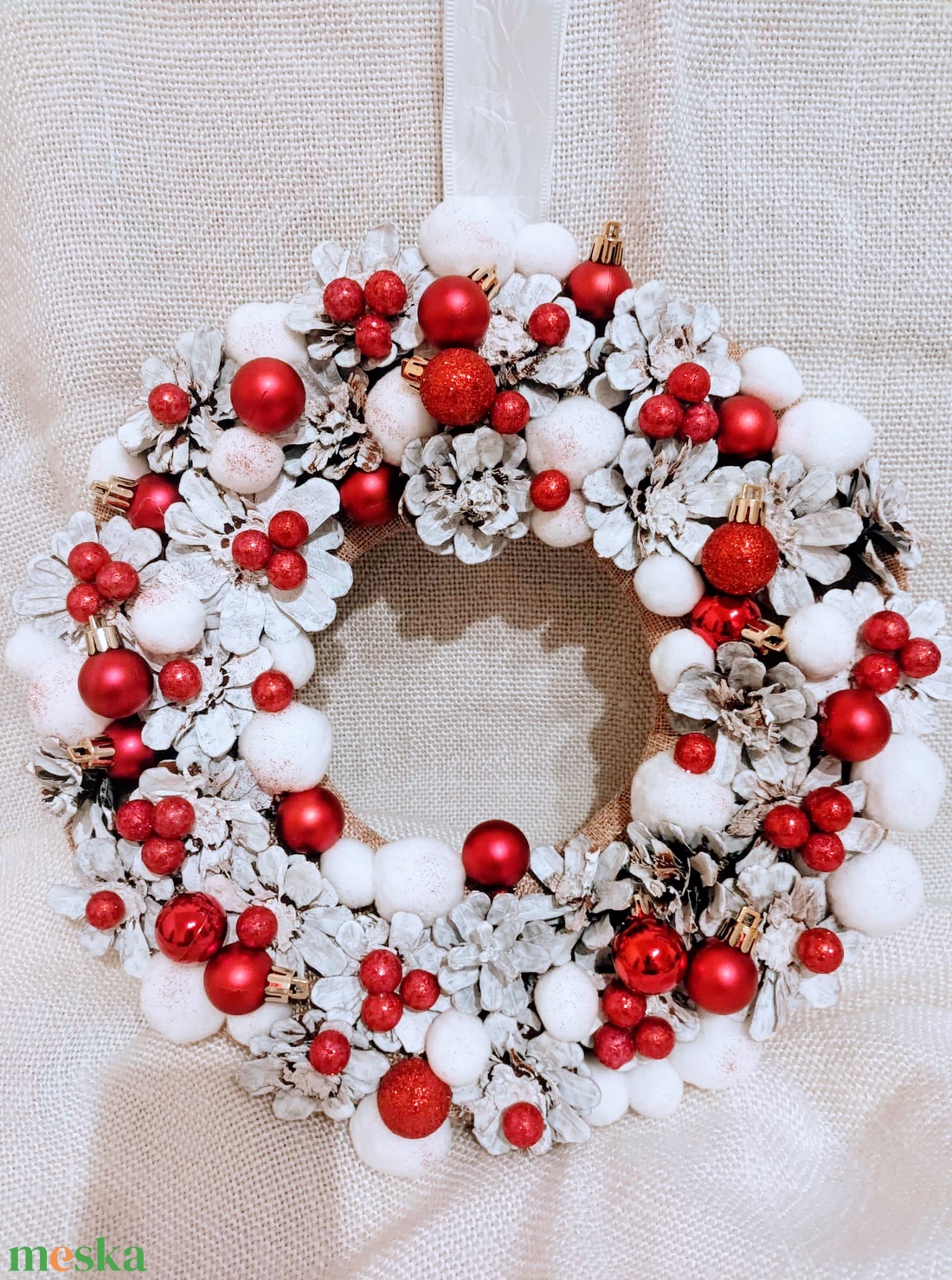 Karácsonyi ajtódísz - karácsony - adventi díszek - adventi ajtódísz - Meska.hu Karácsonyi ajtódísz - karácsony - adventi díszek - adventi ajtódísz - Meska.hu