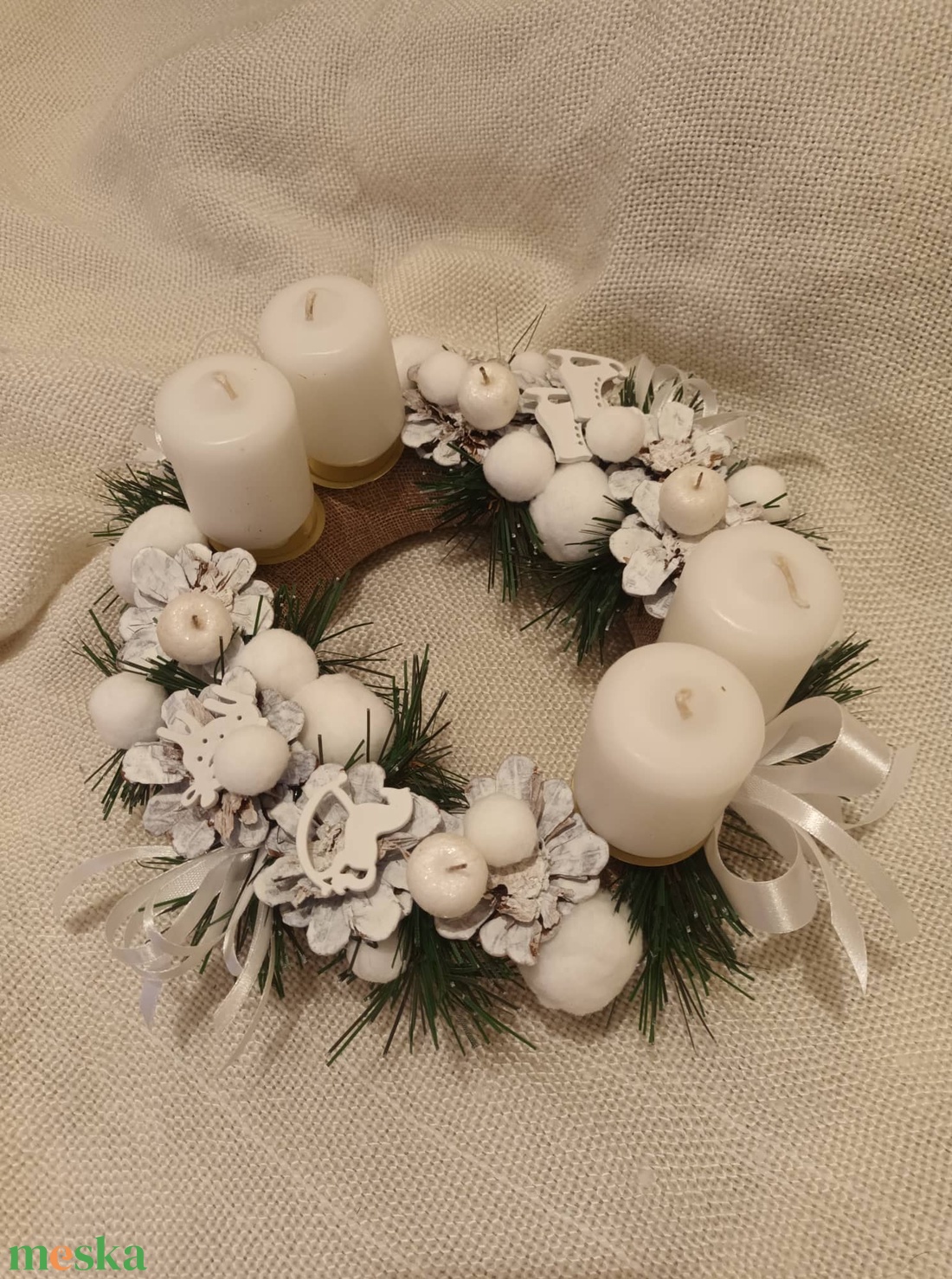 Adventi koszorú - karácsony - adventi díszek - adventi koszorú - Meska.hu Adventi koszorú - karácsony - adventi díszek - adventi koszorú - Meska.hu
