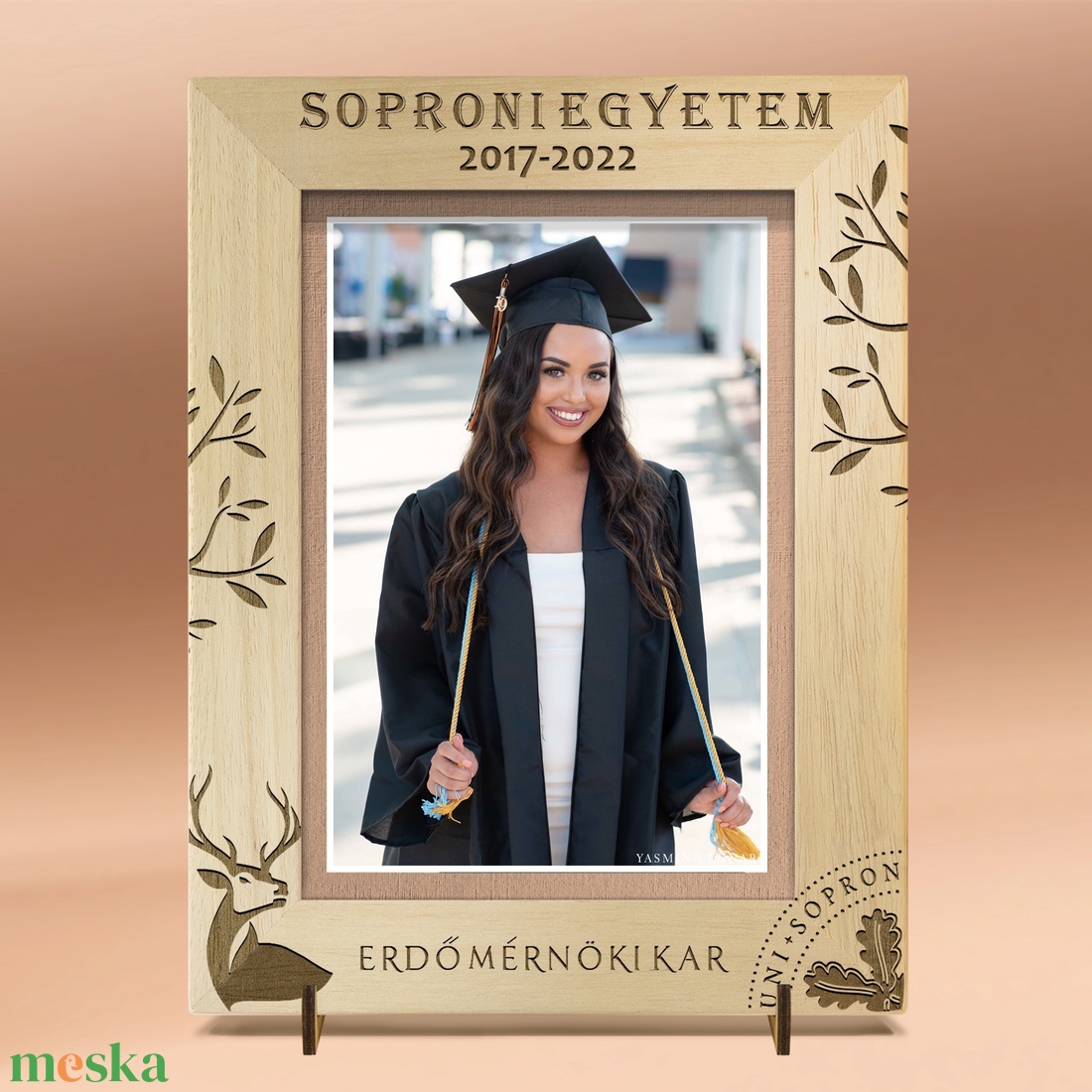 Diplomaosztóra, ballagásra, egyénre szabott grafikával, rendelhető képkeret. Diploma. - otthon & életmód - dekoráció - kép & falikép - képkeret - Meska.hu