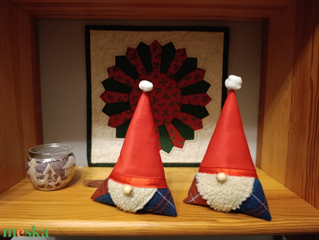 Karácsonyi Manó figura, karácsonyi dekoráció  - karácsony - karácsonyi lakásdekoráció - karácsonyfadíszek - Meska.hu