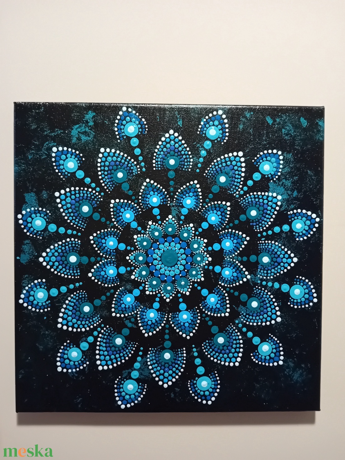 Mandala vászonkép. - otthon & életmód - dekoráció - kép & falikép - vászonkép - Meska.hu