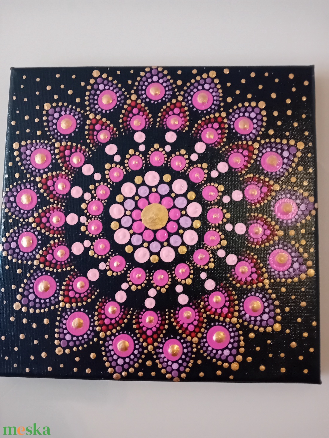 Mandala vászonkép - otthon & életmód - dekoráció - kép & falikép - vászonkép - Meska.hu