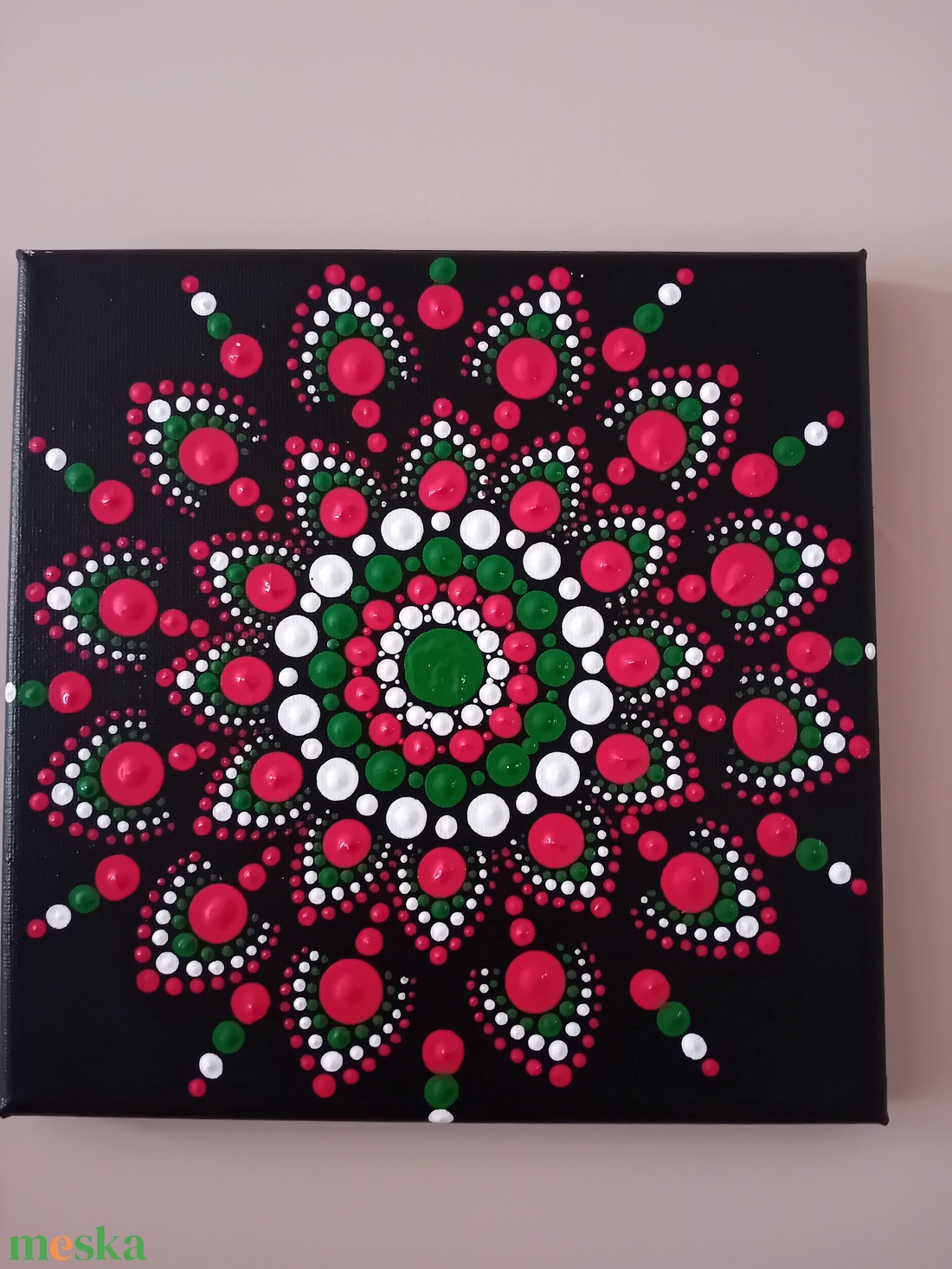 Mandala vászonkép. - otthon & életmód - dekoráció - kép & falikép - vászonkép - Meska.hu