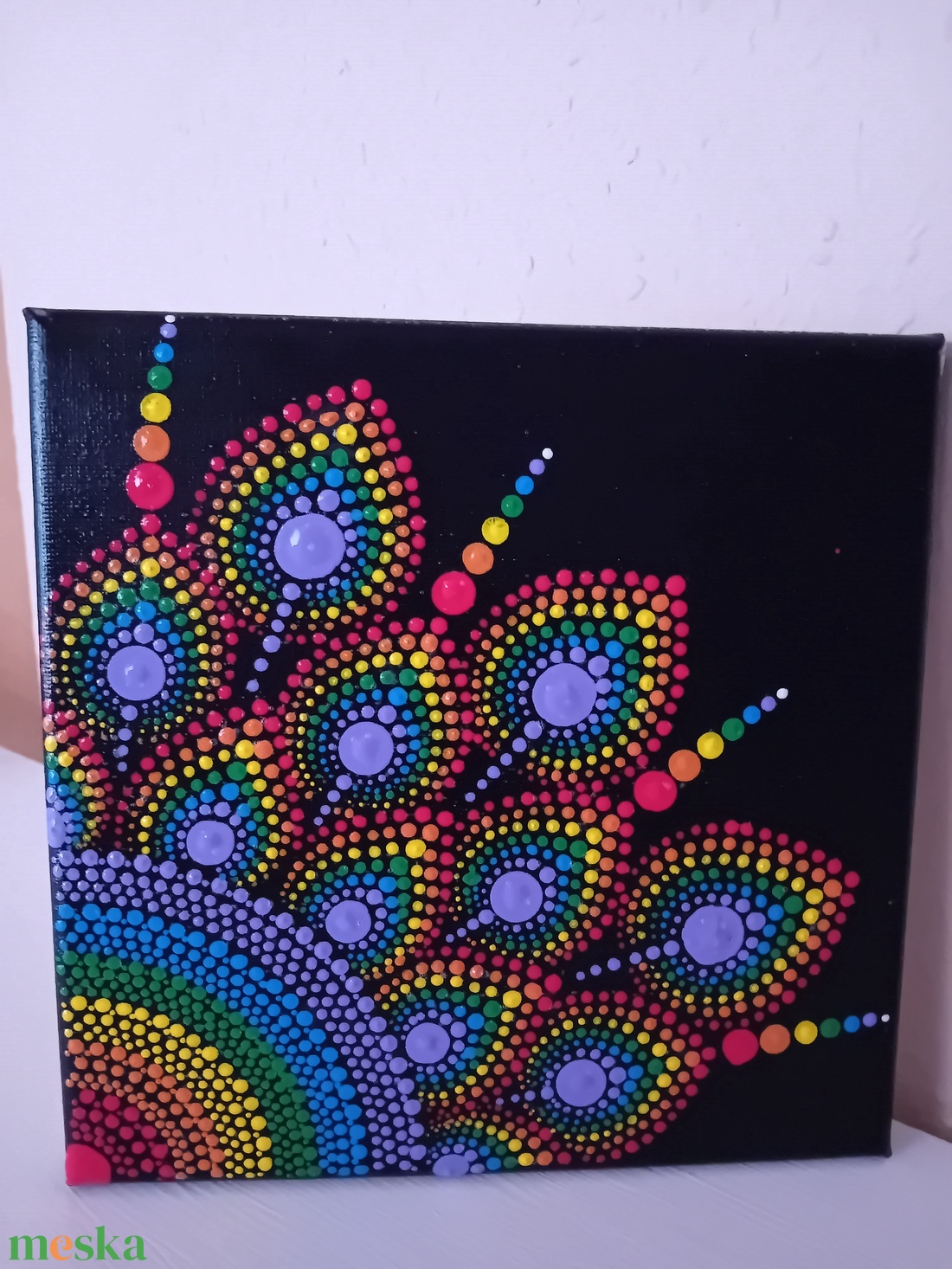 Mandala vászonkép. - otthon & életmód - dekoráció - kép & falikép - vászonkép - Meska.hu