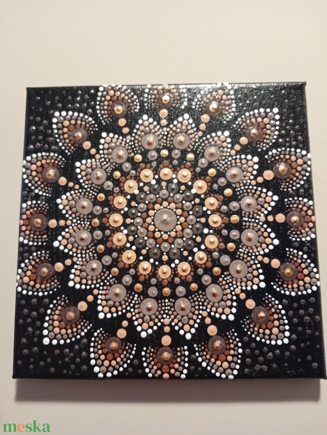 Mandala vászonkép. - otthon & életmód - dekoráció - kép & falikép - vászonkép - Meska.hu