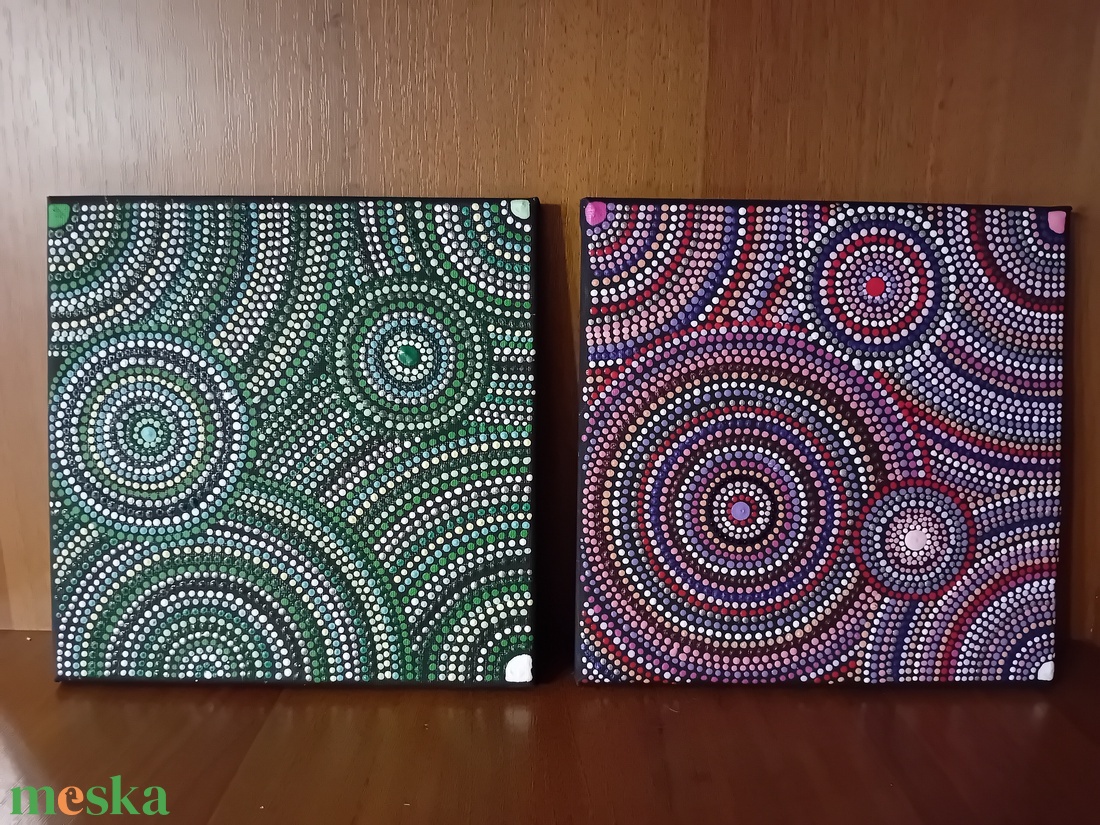 Mandala vászonkép. - otthon & életmód - dekoráció - kép & falikép - vászonkép - Meska.hu