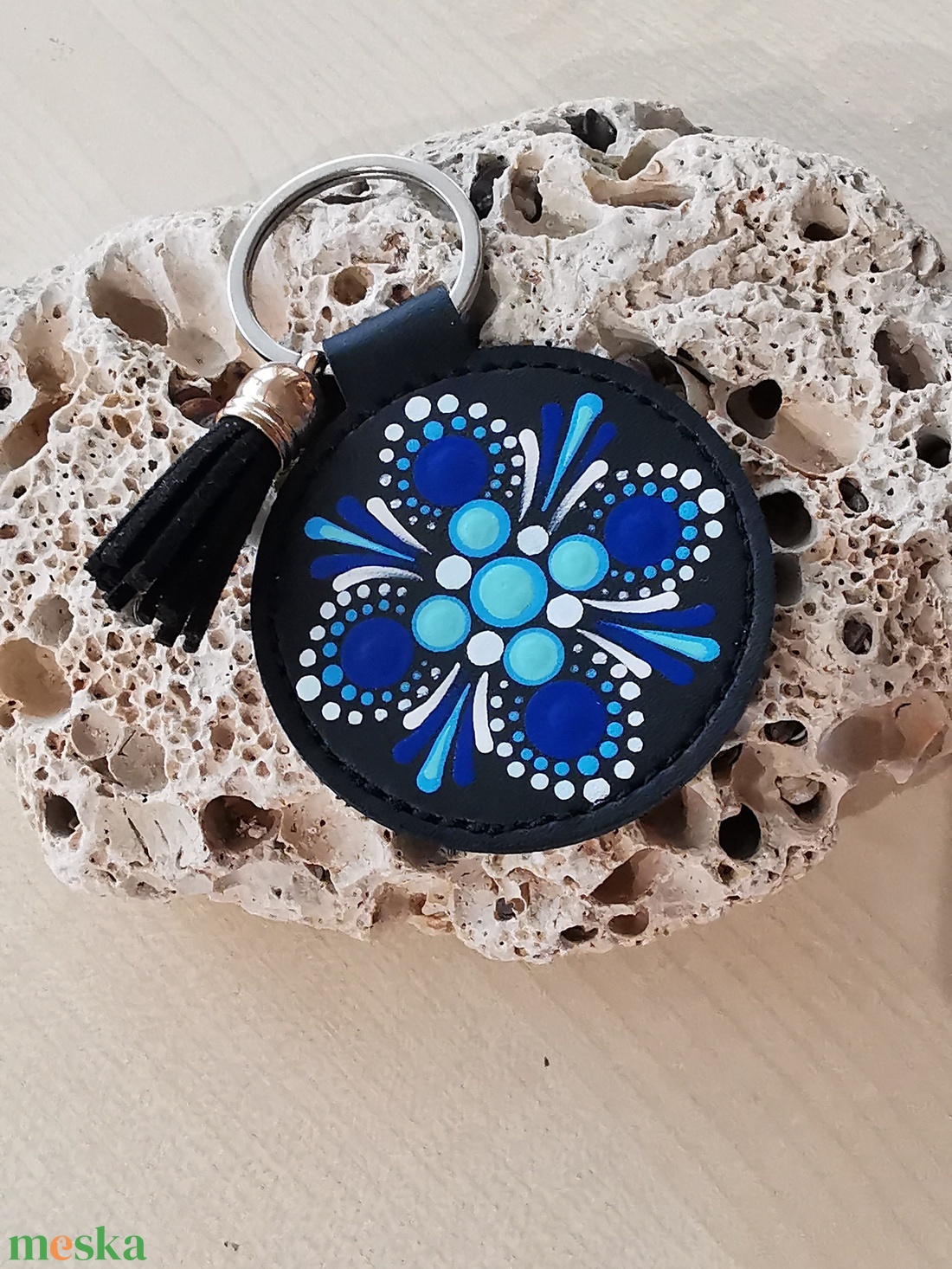 Mandalamintás kulcstartó  - táska & tok - kulcstartó & táskadísz - kulcstartó - Meska.hu