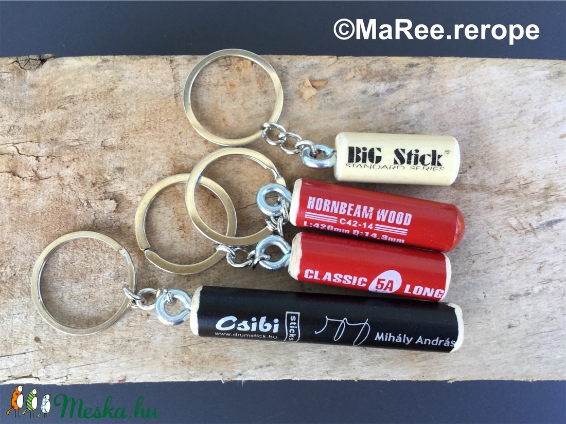Dobverőből kulcstartó - táska & tok - kulcstartó & táskadísz - kulcstartó - Meska.hu
