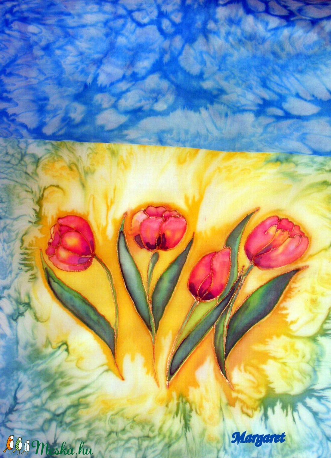 Tulipános sál -  - Meska.hu