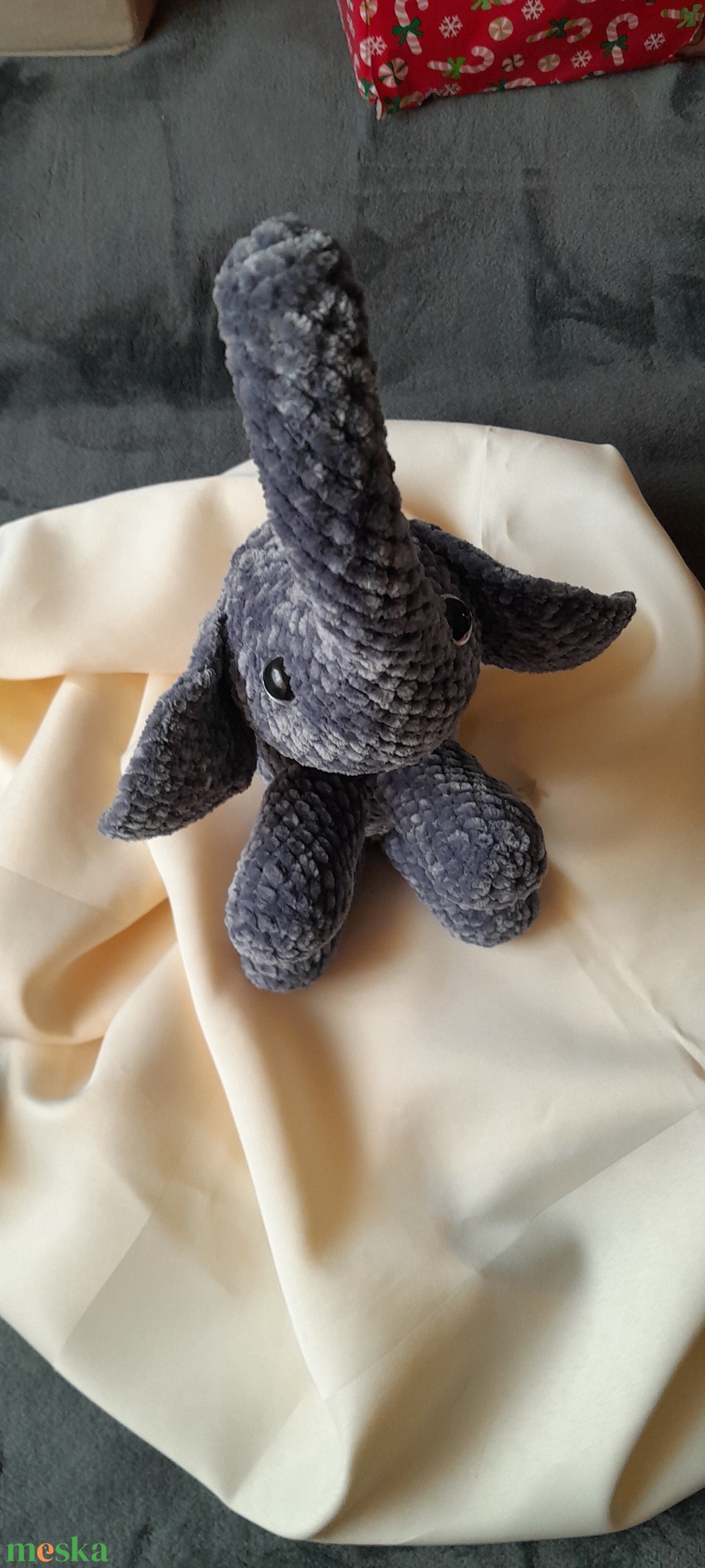 Elefánt - játék & sport - plüssállat & játékfigura - bagoly - Meska.hu