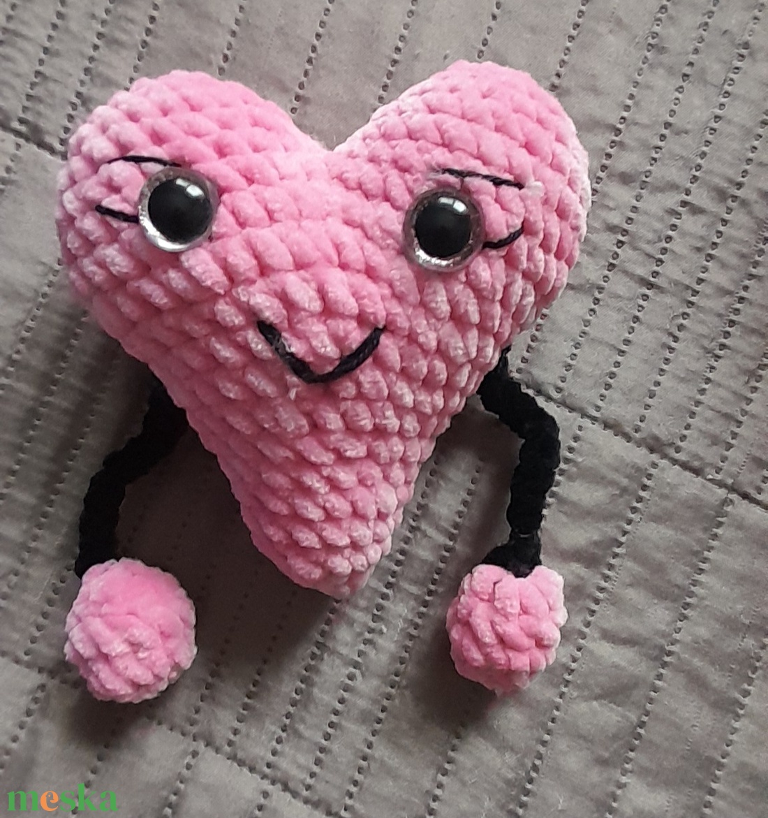 Szivecske - játék & sport - plüssállat & játékfigura - majom - Meska.hu