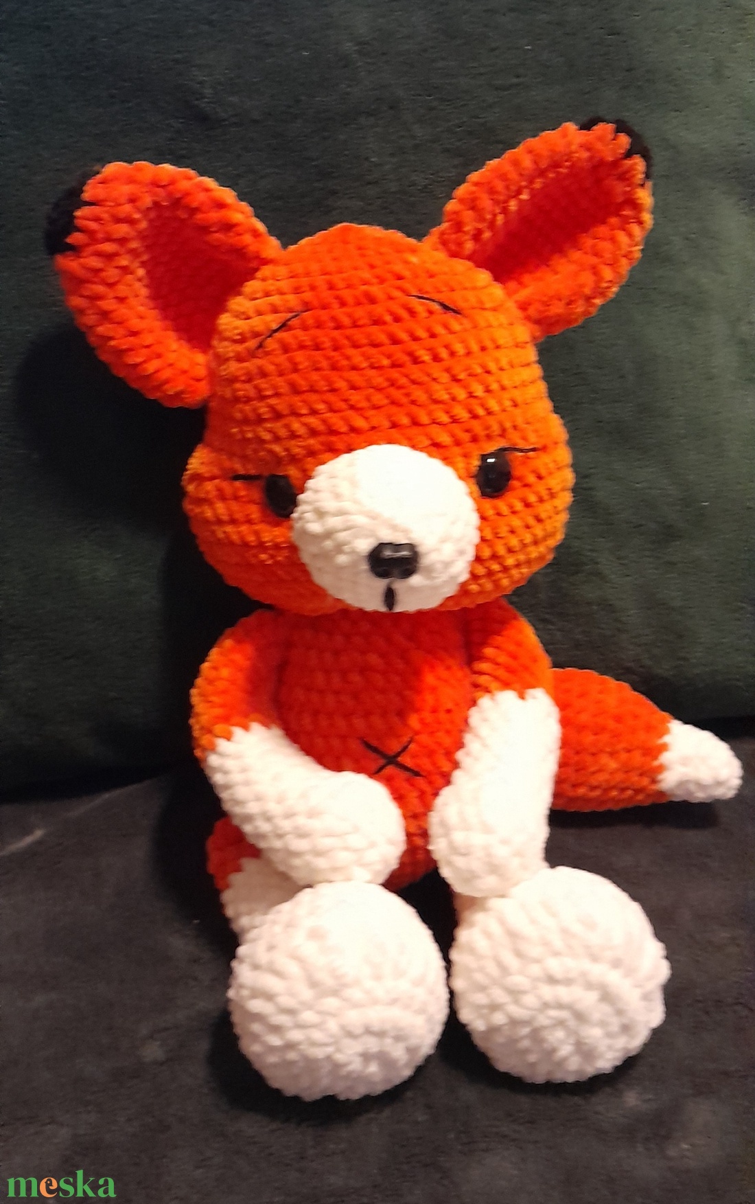 Róka - játék & sport - plüssállat & játékfigura - róka - Meska.hu