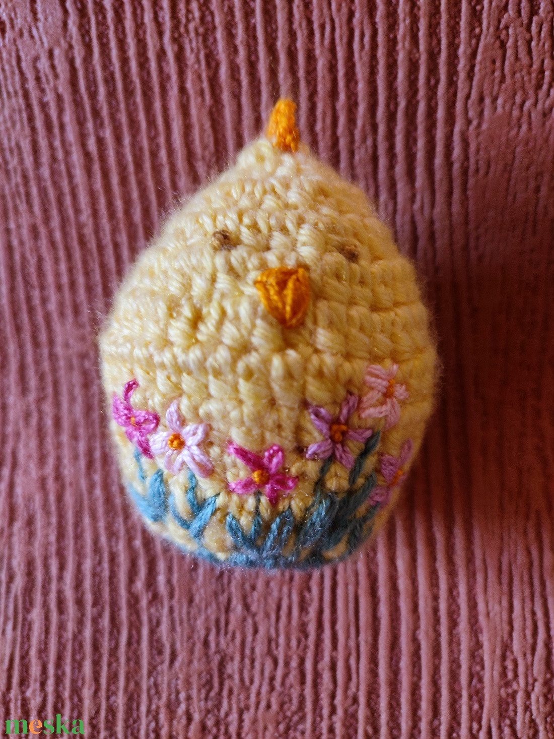 Horgolt csibe - otthon & életmód - dekoráció - dísztárgy - Meska.hu