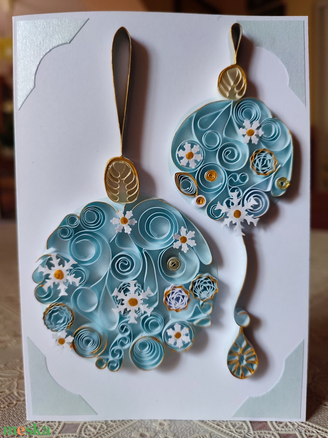 Karácsonyi képeslap - karácsony - karácsonyi ajándékozás - karácsonyi képeslap, üdvözlőlap, ajándékkísérő - Meska.hu