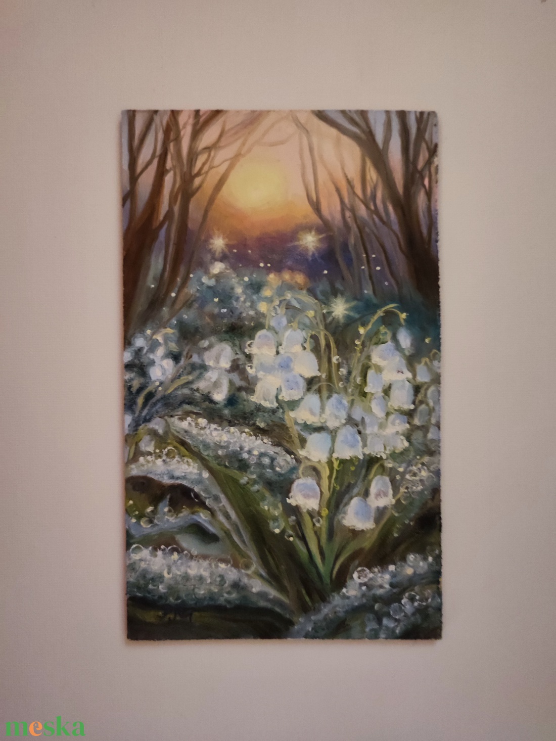 Olajfestmény: Hajnal - művészet - festmény - olajfestmény - Meska.hu