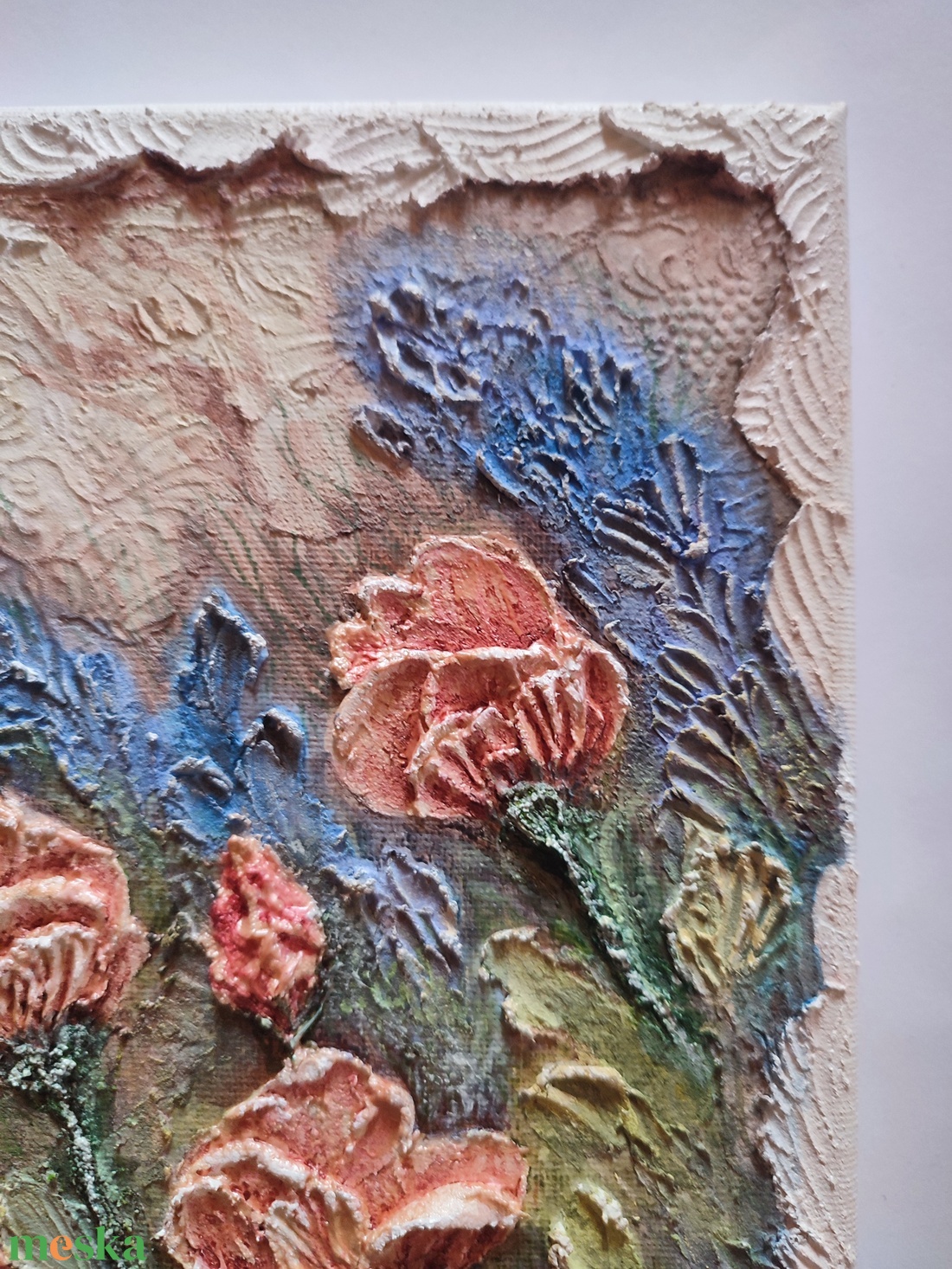 Akrilfestmény: Virágok - művészet - festmény - akril - Meska.hu