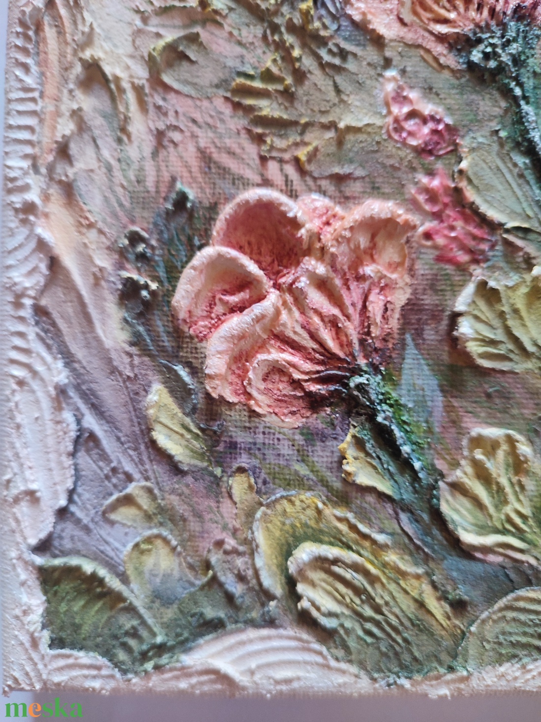 Akrilfestmény: Virágok - művészet - festmény - akril - Meska.hu