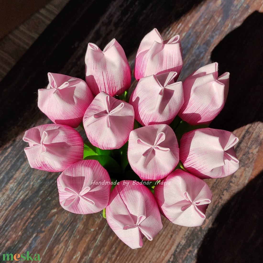 Festett textil tulipánok, örök csokor, rózsaszín-pink 12 szál/cs, születésnapi csokor - otthon & életmód - dekoráció - virágdísz és tartó - csokor & virágdísz - Meska.hu Festett textil tulipánok, örök csokor, rózsaszín-pink 12 szál/cs, születésnapi csokor - otthon & életmód - dekoráció - virágdísz és tartó - csokor & virágdísz - Meska.hu
