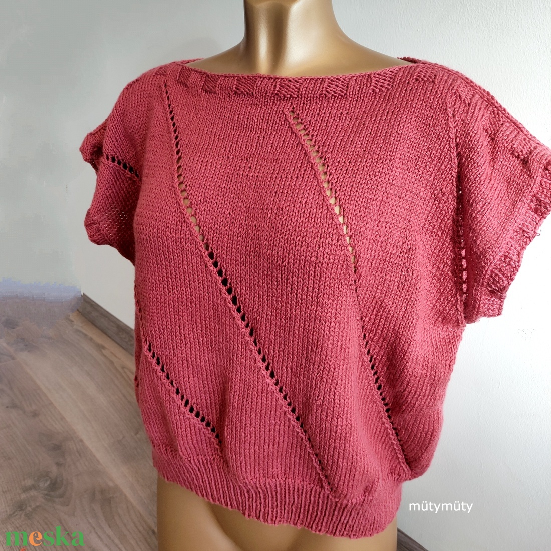 Kötött mellény XS-XXL méret - ruha & divat - női ruha - mellény - Meska.hu