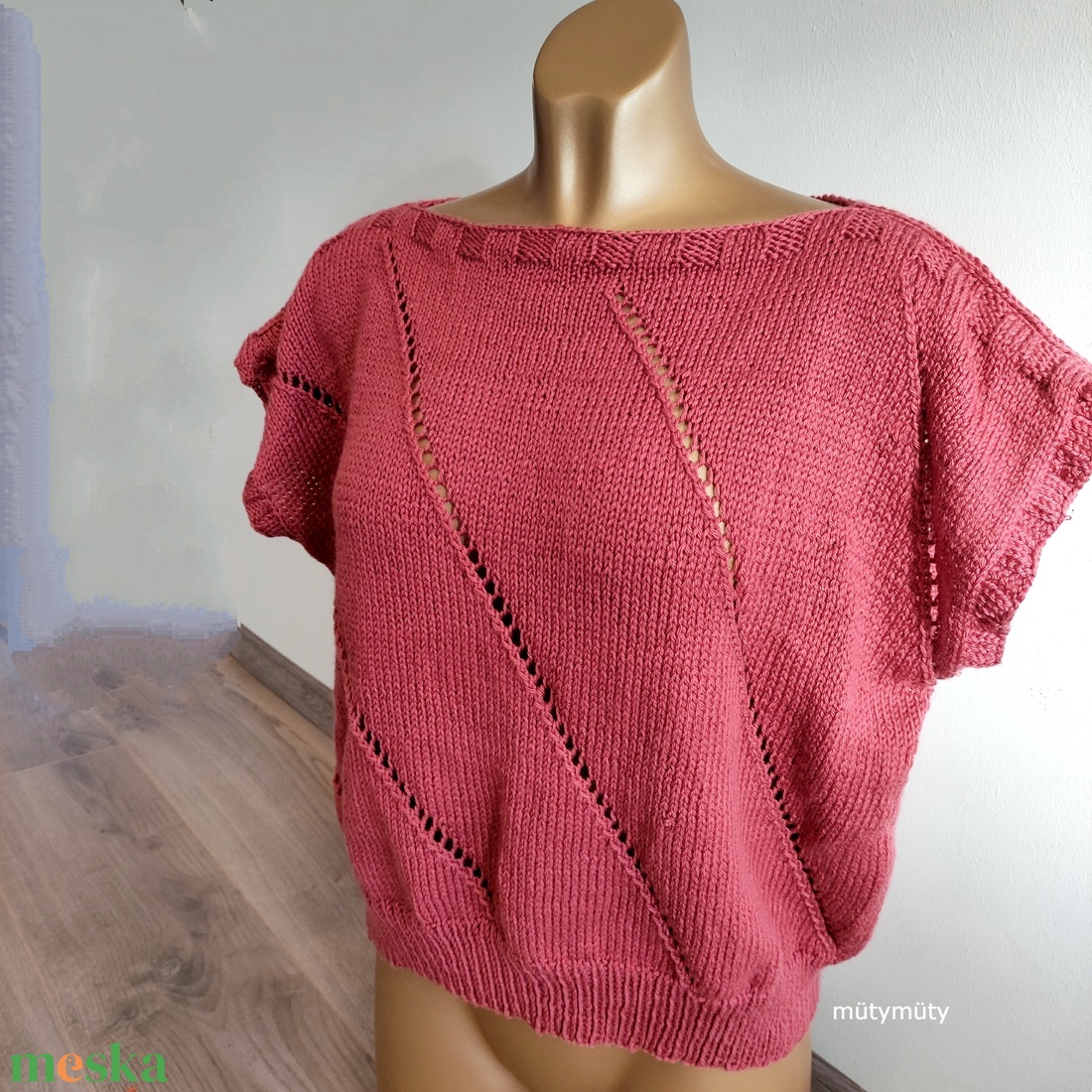 Kötött mellény XS-XXL méret - ruha & divat - női ruha - mellény - Meska.hu