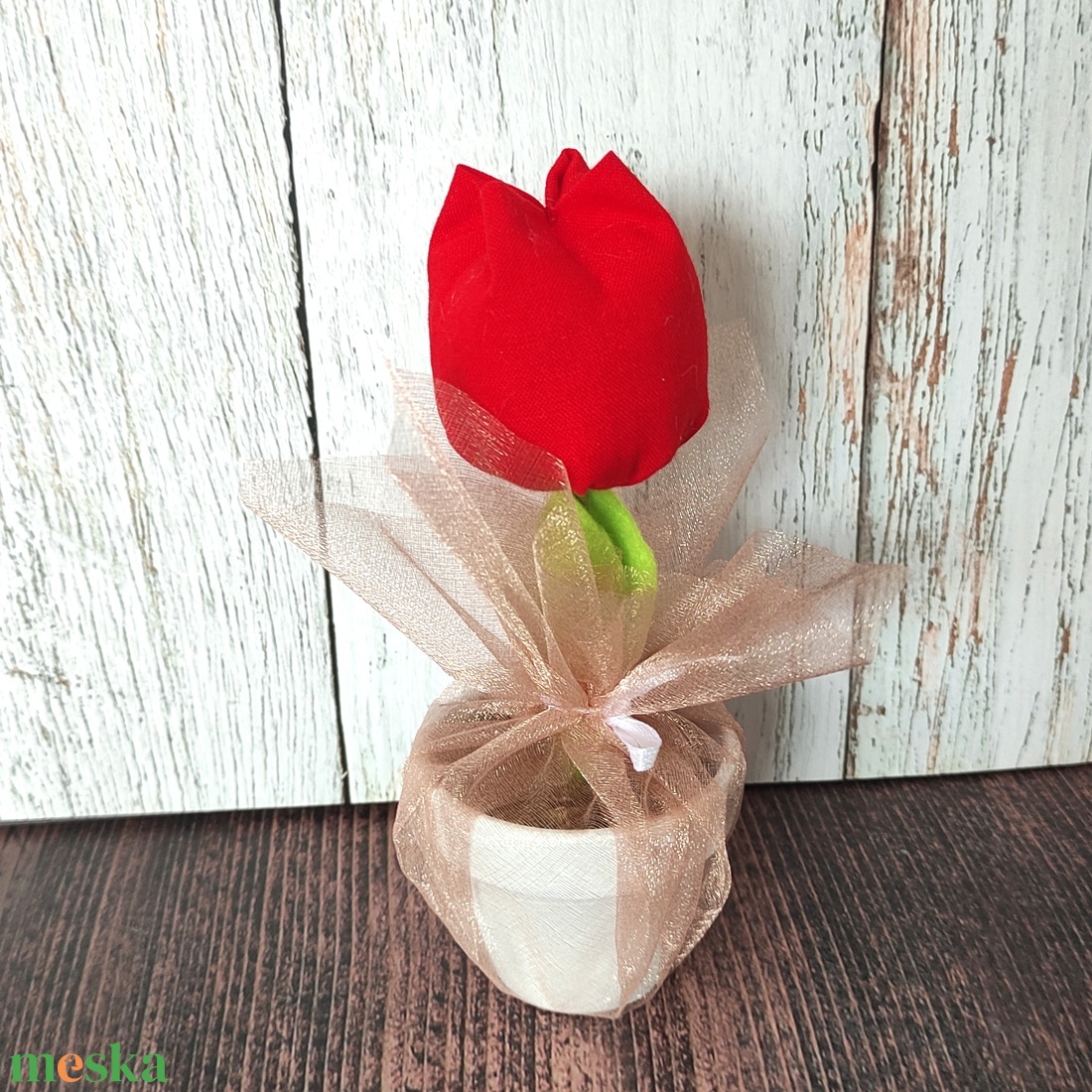 Anyák napi cserepes tulipán organzával, többféle szín. - otthon & életmód - dekoráció - virágdísz és tartó - csokor & virágdísz - Meska.hu Anyák napi cserepes tulipán organzával, többféle szín. - otthon & életmód - dekoráció - virágdísz és tartó - csokor & virágdísz - Meska.hu
